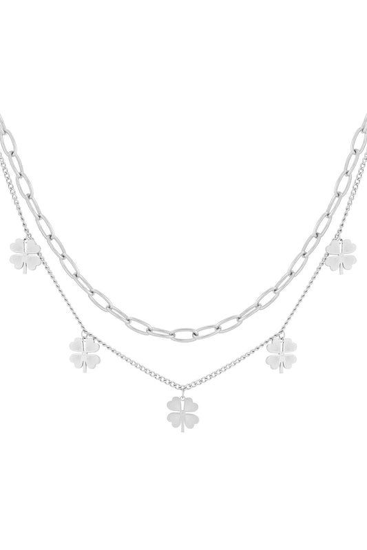layered luck necklace
